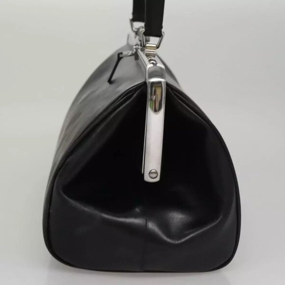 PRADA Hand Bag Leather Black Auth - Picture 12 of 15